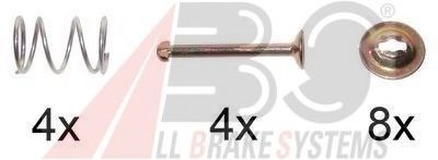 Комплектующие, тормозная колодка A.B.S. 0243Q