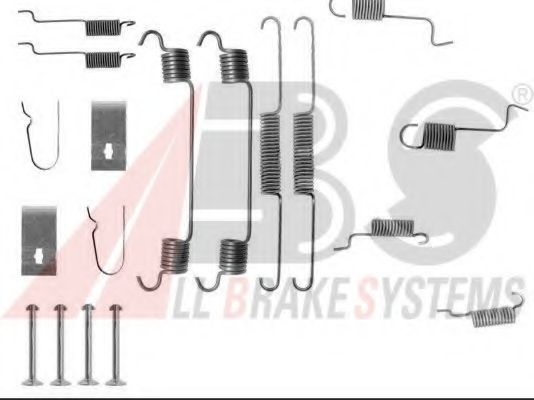 Комплектующие, тормозная колодка A.B.S. 0742Q