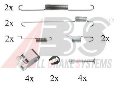 Комплектующие, тормозная колодка A.B.S. 0815Q