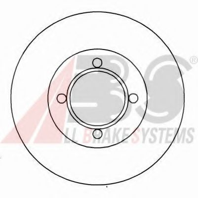 Тормозной диск A.B.S. 15747 OE