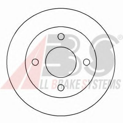 Тормозной диск A.B.S. 16156