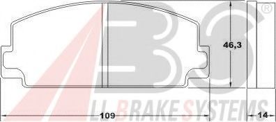 Комплект тормозных колодок, дисковый тормоз SIMER 148