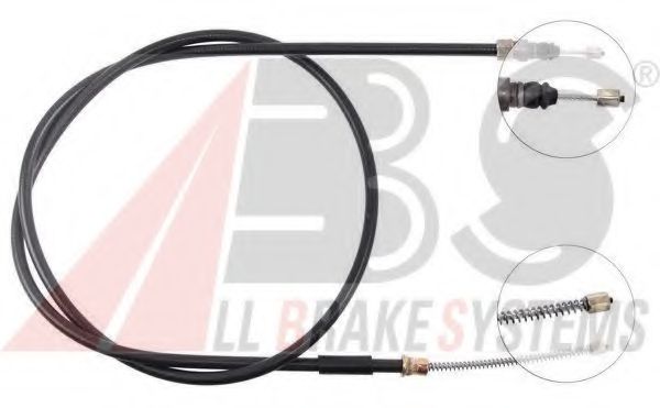 Трос, стояночная тормозная система QUINTON HAZELL BC2494