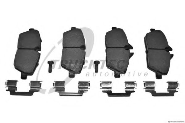 Комплект тормозных колодок, дисковый тормоз TRUCKTEC AUTOMOTIVE 08.34.120