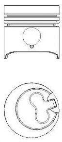 Поршень NÜRAL 87-305900-00