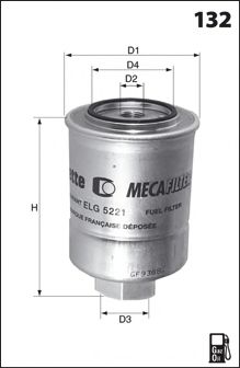 Топливный фильтр MECAFILTER G41
