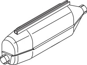 Средний / конечный глушитель ОГ DINEX 68325