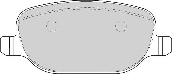 Комплект тормозных колодок, дисковый тормоз NECTO FD6933A