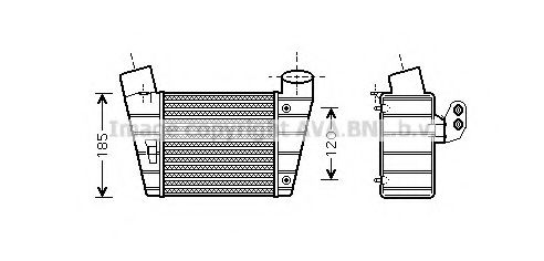 Интеркулер AVA QUALITY COOLING AI4208