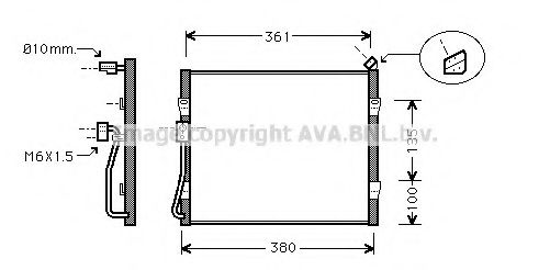 Конденсатор, кондиционер AVA QUALITY COOLING AU5135