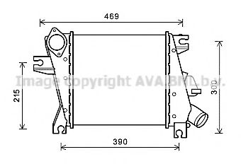 Интеркулер AVA QUALITY COOLING DN4411