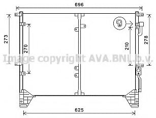 Конденсатор, кондиционер AVA QUALITY COOLING DW5114