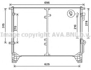 Конденсатор, кондиционер AVA QUALITY COOLING DW5115