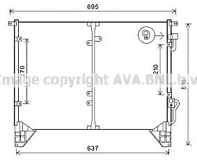 Конденсатор, кондиционер AVA QUALITY COOLING DW5116