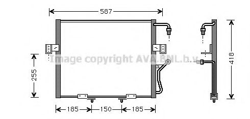 Конденсатор, кондиционер AVA QUALITY COOLING KA5011