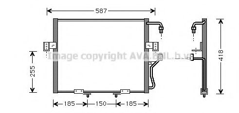 Конденсатор, кондиционер AVA QUALITY COOLING KA5015