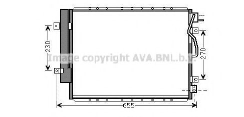 Конденсатор, кондиционер AVA QUALITY COOLING KA5123D