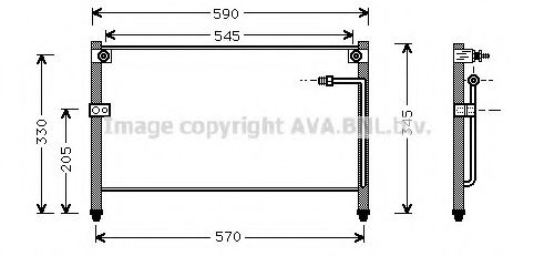 Конденсатор, кондиционер AVA QUALITY COOLING MZ5112