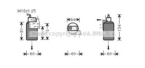 Осушитель, кондиционер AVA QUALITY COOLING OLD143