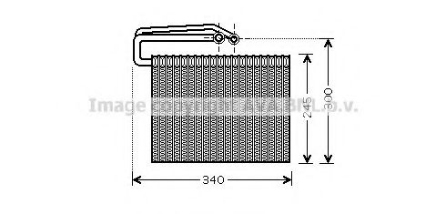 Испаритель, кондиционер AVA QUALITY COOLING OLV399