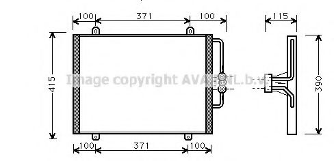 Конденсатор, кондиционер AVA QUALITY COOLING RT5201