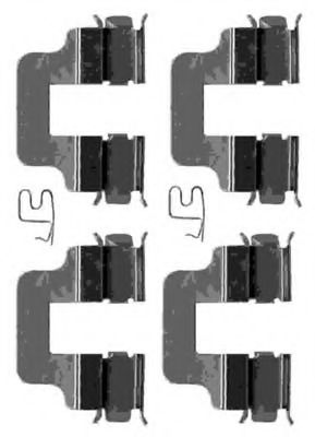 Комплектующие, колодки дискового тормоза MGA A179