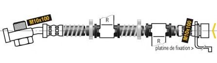 Тормозной шланг MGA F5306