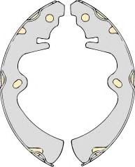 Комплект тормозных колодок MGA M619