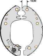 Комплект тормозных колодок MGA M673