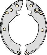 Комплект тормозных колодок MGA M700