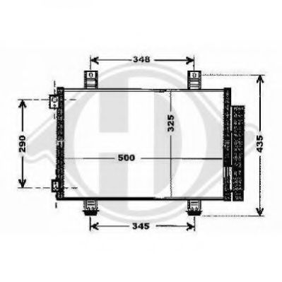 Конденсатор, кондиционер DIEDERICHS 8186600