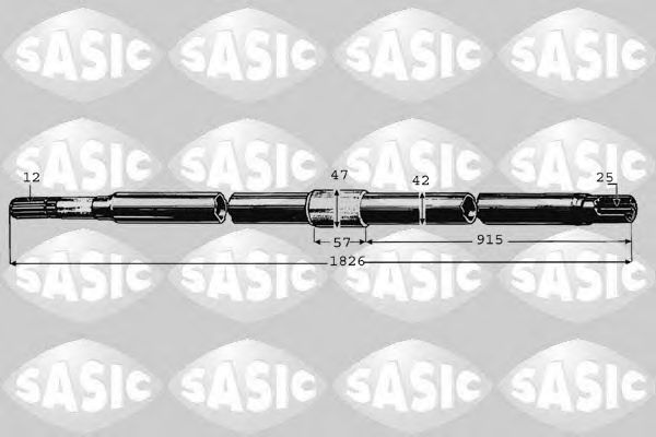 Приводной вал SASIC 8012492