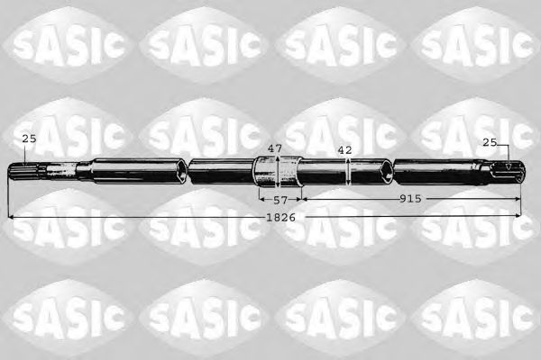 Приводной вал SASIC 8012502