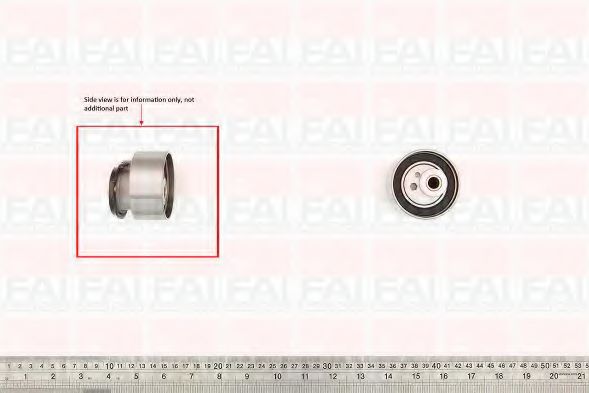 Натяжной ролик, ремень ГРМ FAI AutoParts T9469