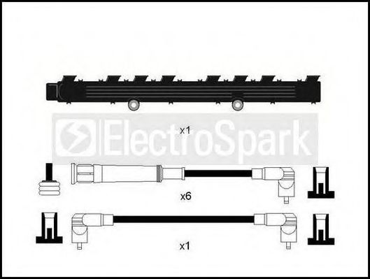 Комплект проводов зажигания STANDARD OEK160T