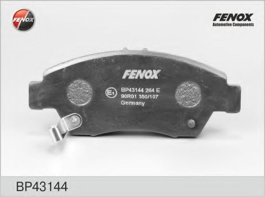 Комплект тормозных колодок, дисковый тормоз FENOX BP43144