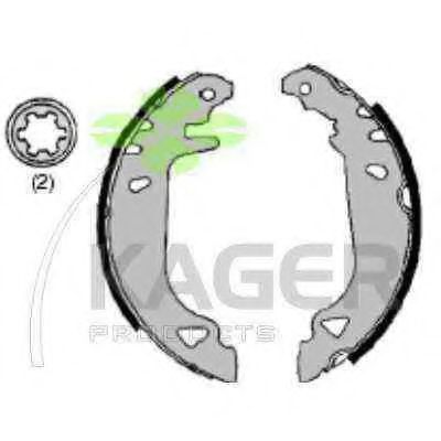 Комплект тормозных колодок KAGER 340048