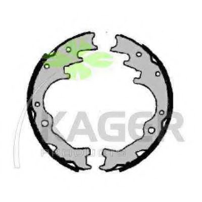 Комплект тормозных колодок KAGER 34-0218