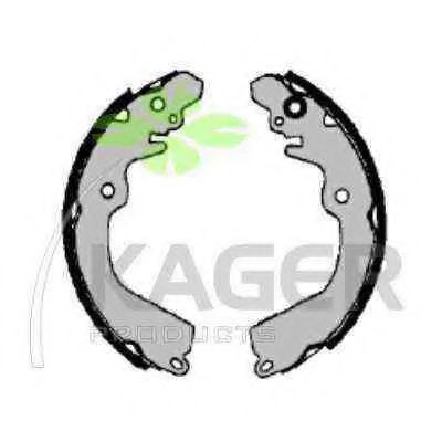Комплект тормозных колодок KAGER 34-0266
