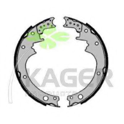 Комплект тормозных колодок KAGER 340308