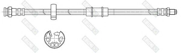 Тормозной шланг GIRLING 9002388