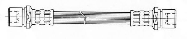 Тормозной шланг KAWE 511982