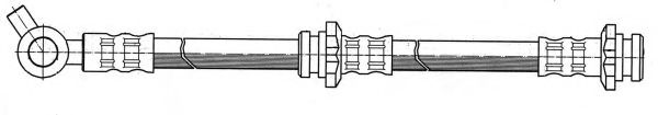 Тормозной шланг KAWE 511058