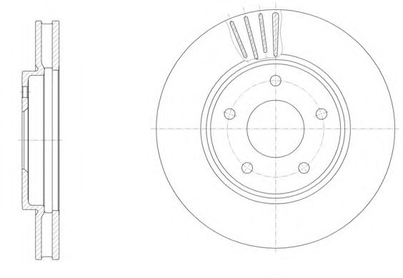 Тормозной диск KAWE 61531 10