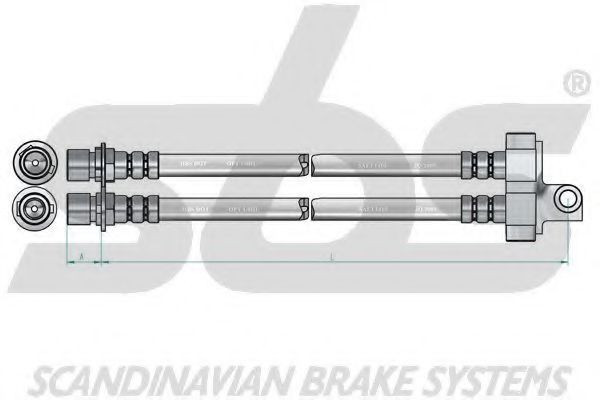 Тормозной шланг LUCAS ELECTRICAL PHA277