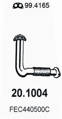 Труба выхлопного газа ASSO 201004