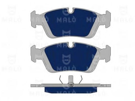 Комплект тормозных колодок, дисковый тормоз MALÒ 1050061