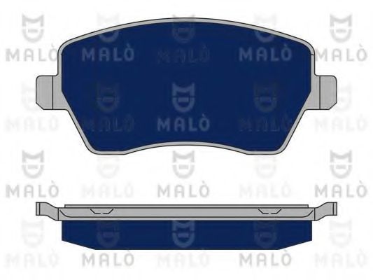 Комплект тормозных колодок, дисковый тормоз MALÒ 1050198