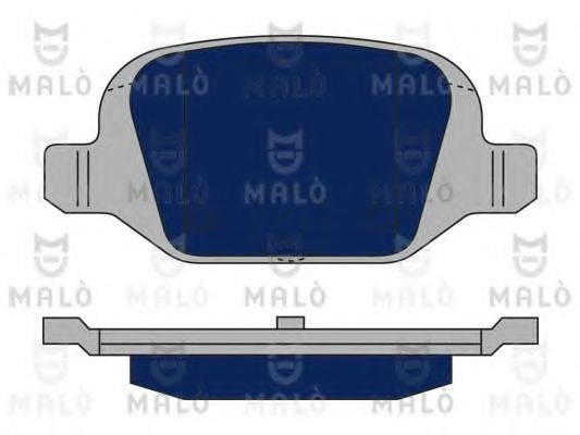 Комплект тормозных колодок, дисковый тормоз MALÒ 1050248