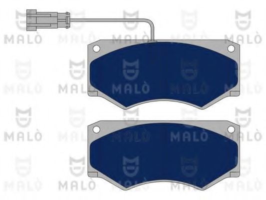 Комплект тормозных колодок, дисковый тормоз MALÒ 1050606